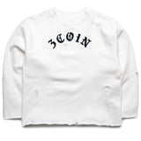 3 COIN DISTRESSED CREWNECK