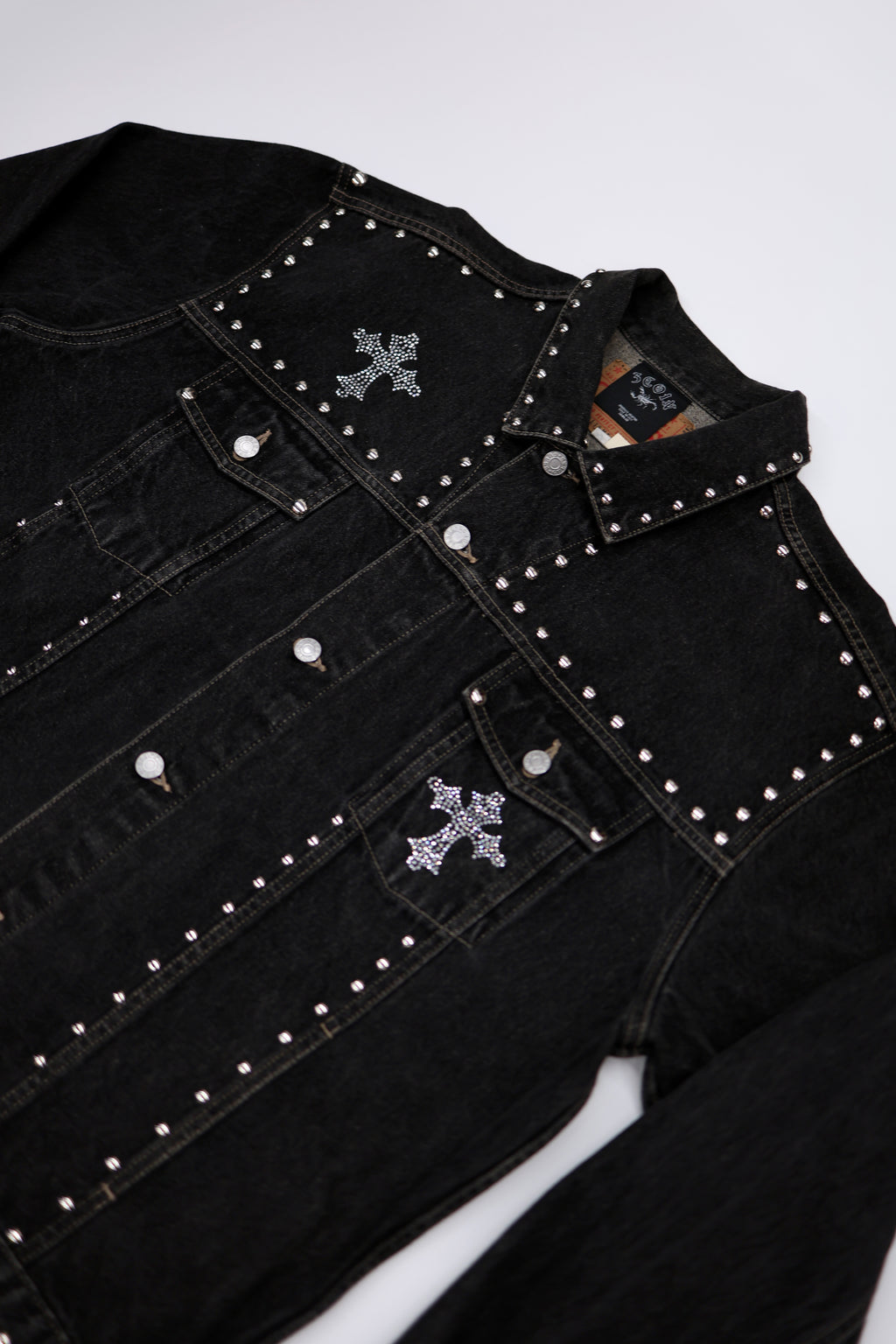 STUDDED DENIM JACKET