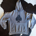 DISTRESSED PRINTED HOODIE