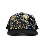 PALM TREE TRUCKER HAT