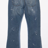 Distressed Splatter Denim