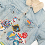 Patched Denim Jacket