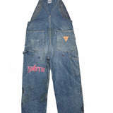 PATCHED DENIM OVERALLS