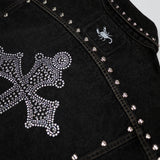 STUDDED DENIM JACKET