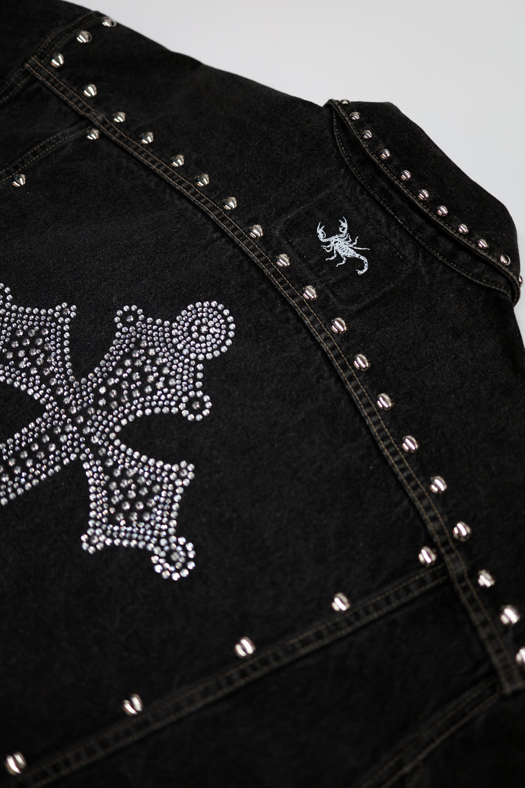 STUDDED DENIM JACKET