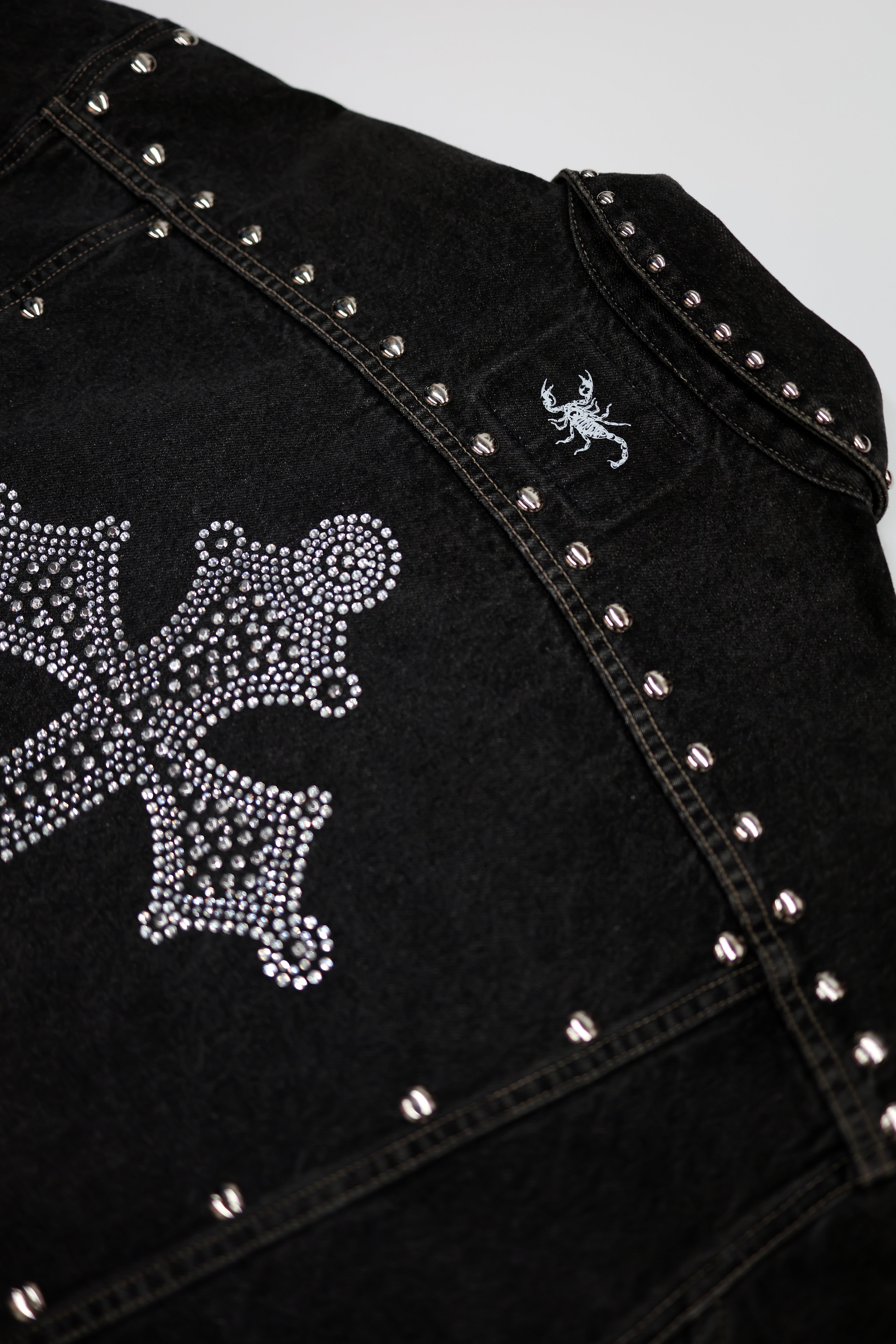STUDDED DENIM JACKET