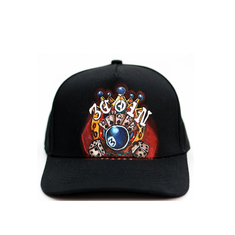 HAND PAINTED TRUCKER HAT