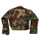 MILITARY CROPPED ZIP-UP