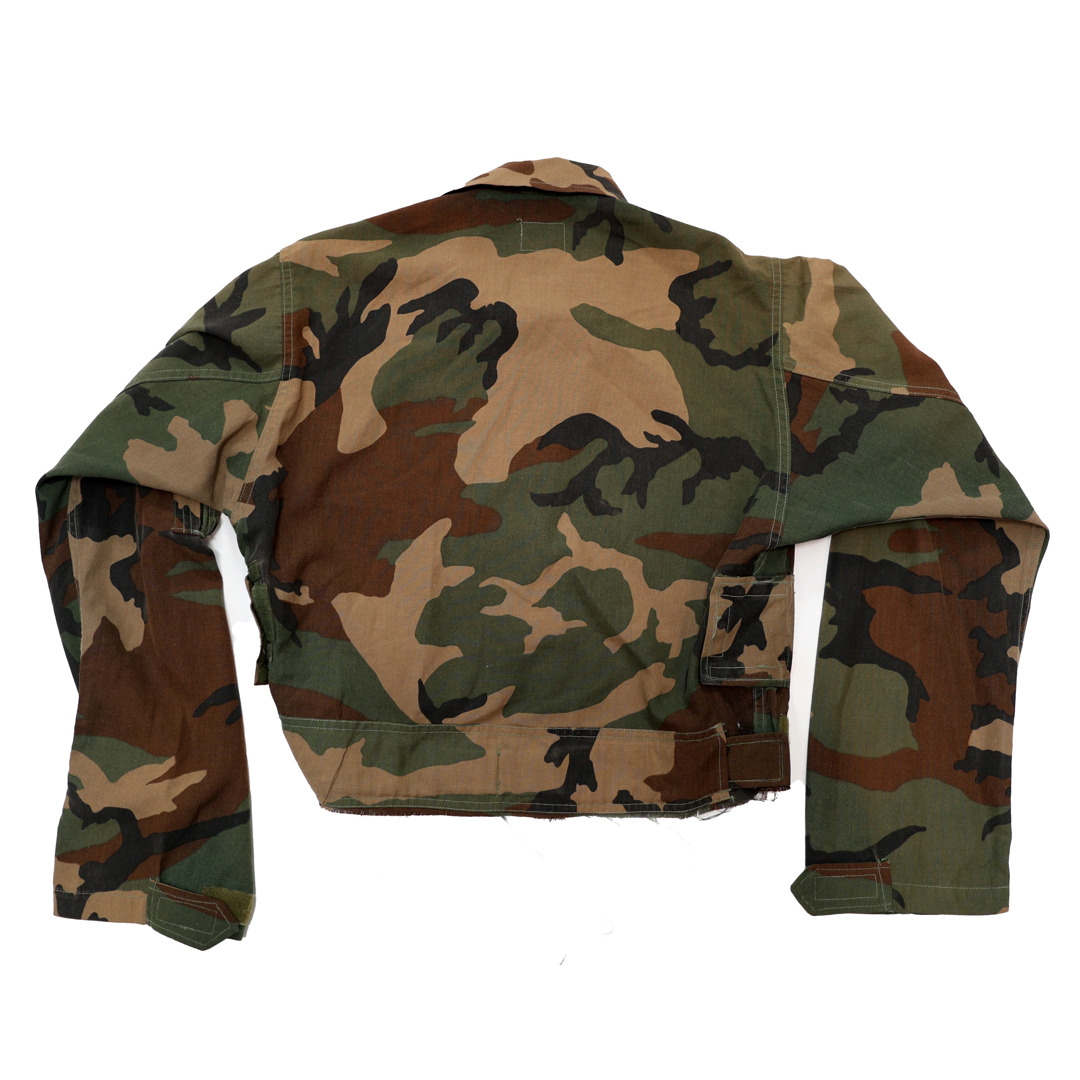 MILITARY CROPPED ZIP-UP