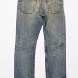 Distressed APC Denim