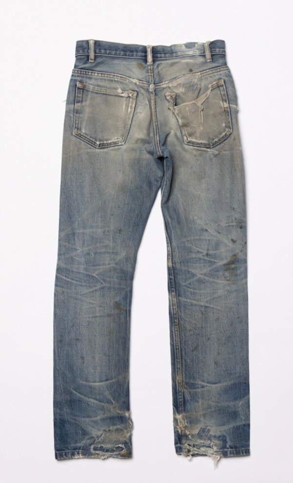 Distressed APC Denim