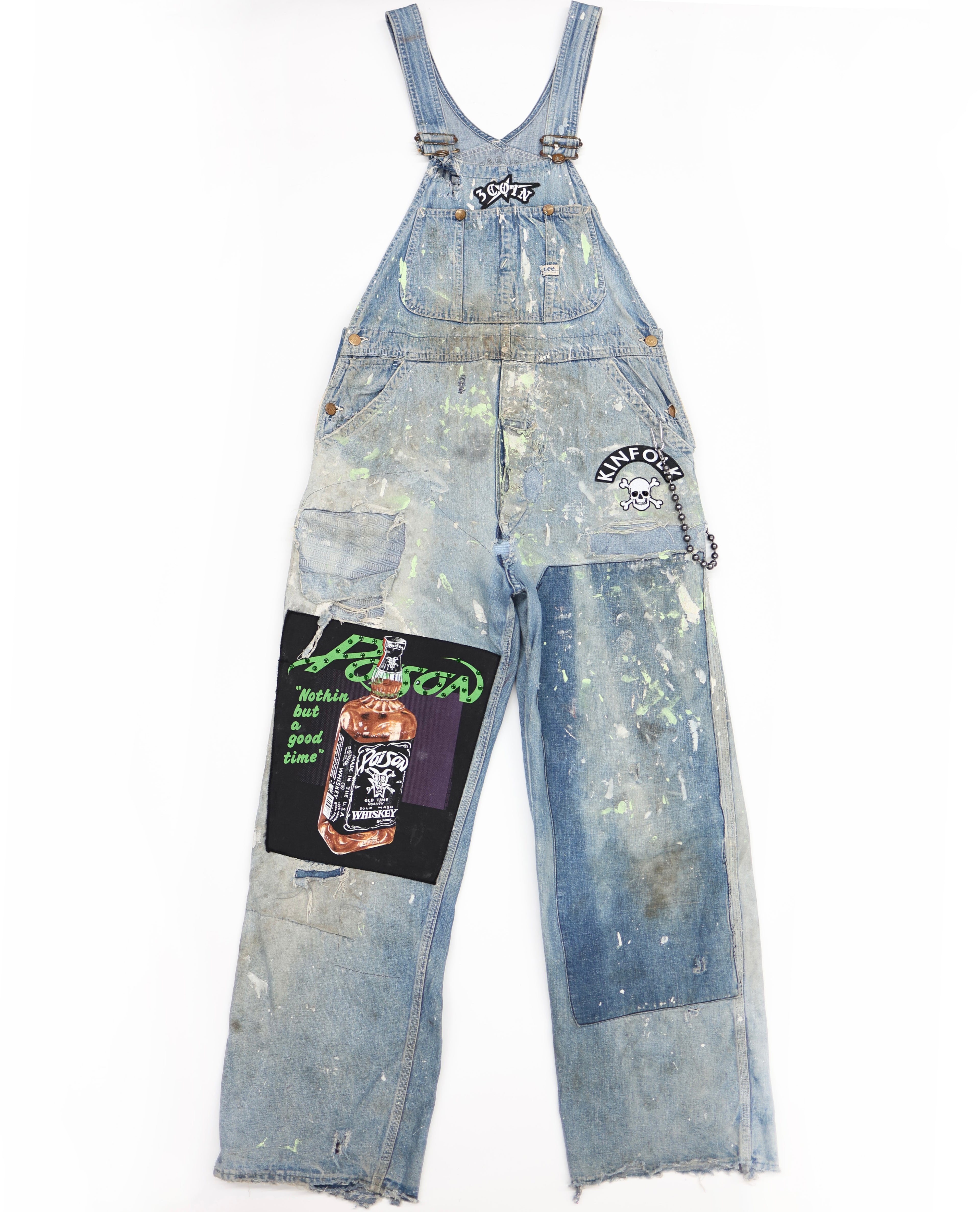 Paint Splatter Overalls