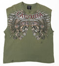 LACONIA RHINESTONE CUT OFF T-SHIRT