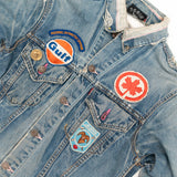 RED LEAF JEAN JACKET