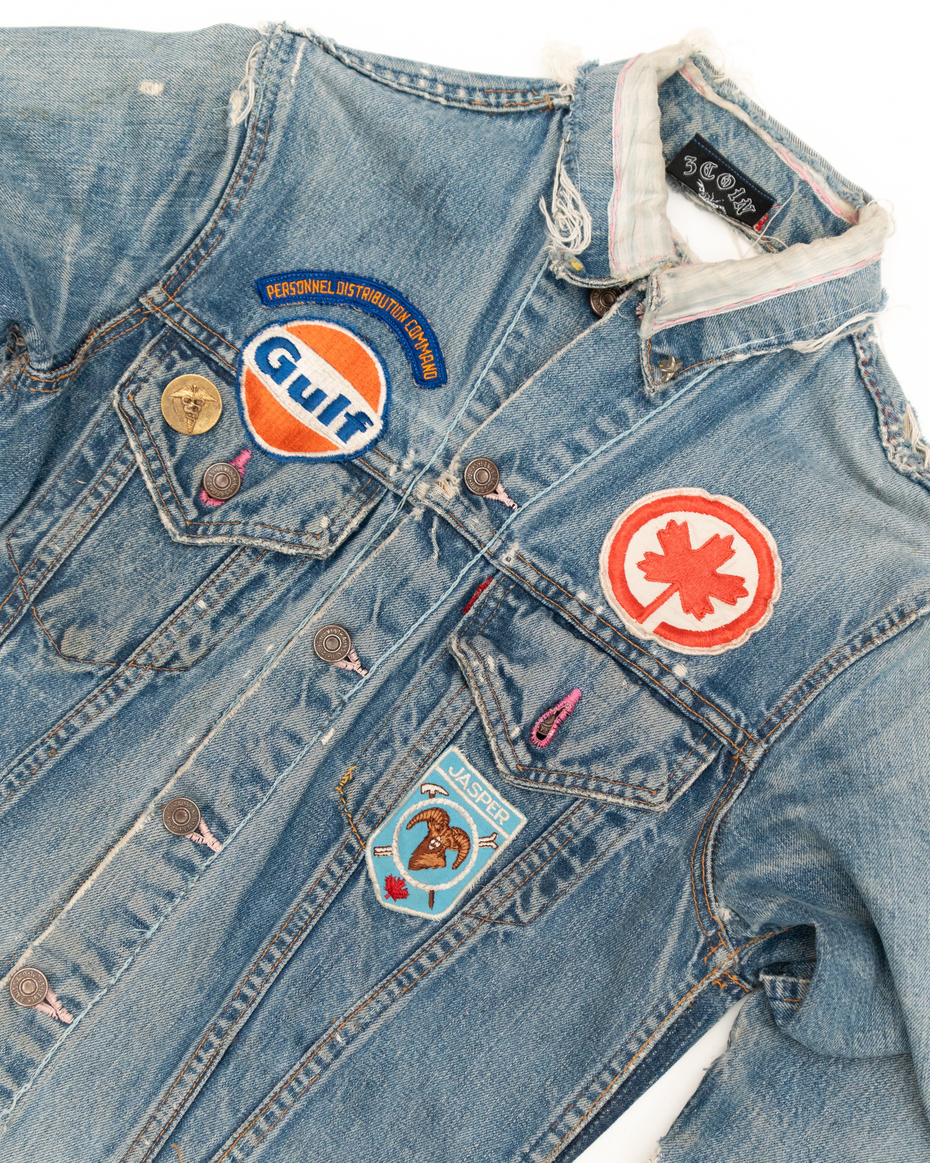 RED LEAF JEAN JACKET