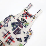 PLAID OVERALLS