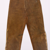 Brown Suede Pants