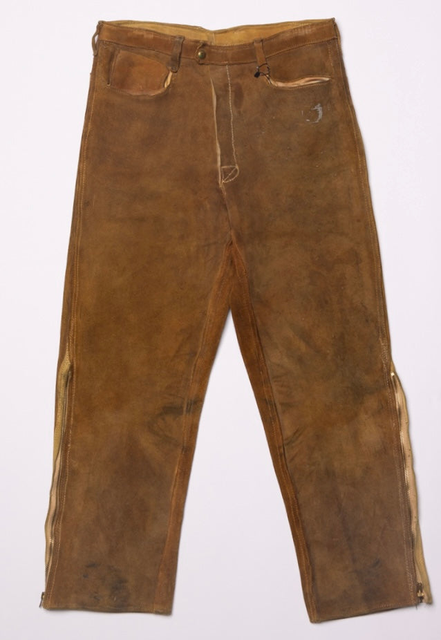 Brown Suede Pants