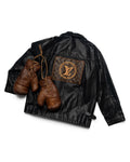 LOUIS VUITTON PATCH LEATHER JACKET