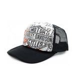 HARLEY COLLAGE TRUCKER HAT