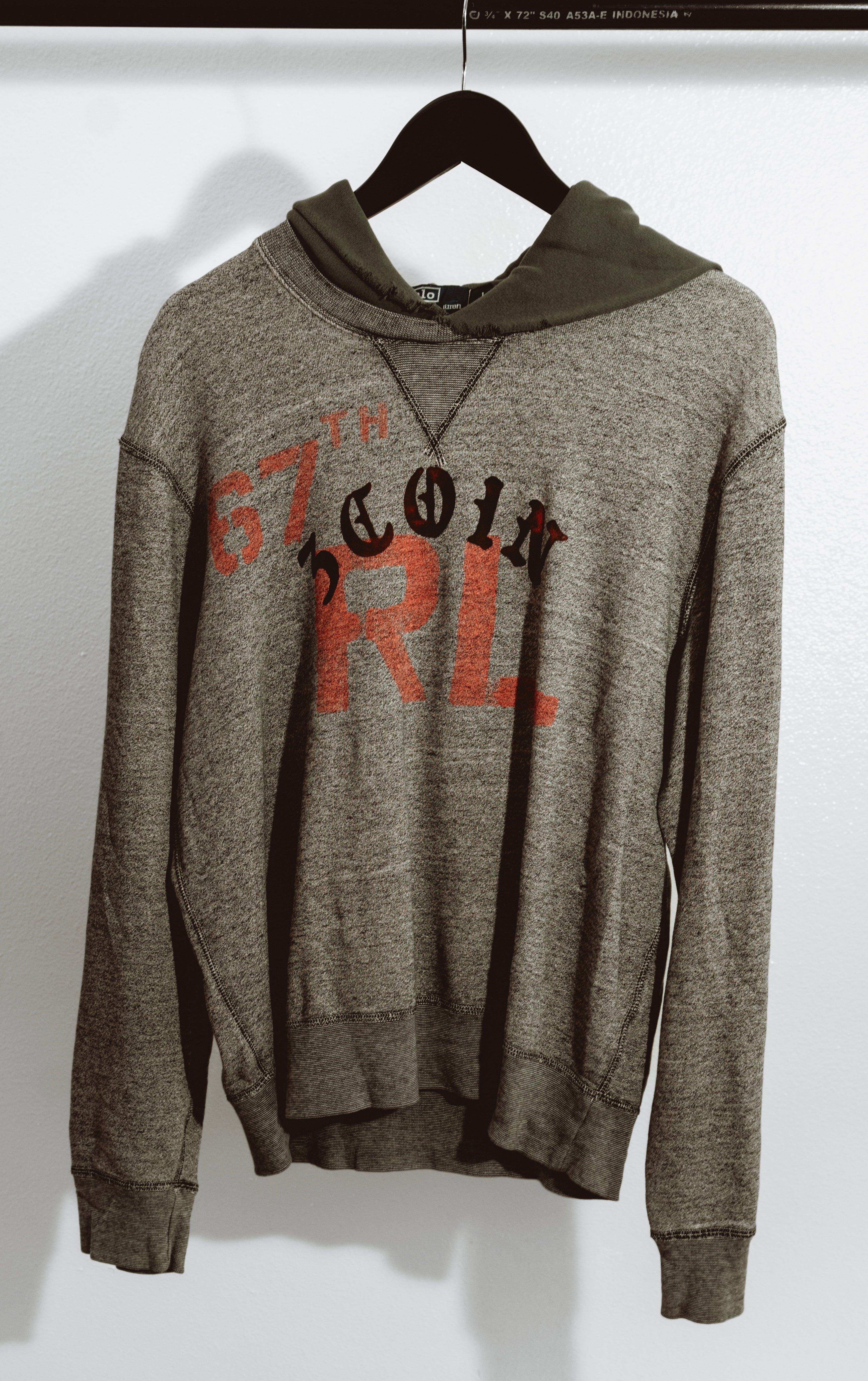 RL 67 RE-PRINTED HOODIE