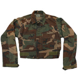 MILITARY CROPPED ZIP-UP