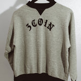 TWO-TONE CREWNECK SWEATER