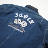 DENIM PATCHED JACKET