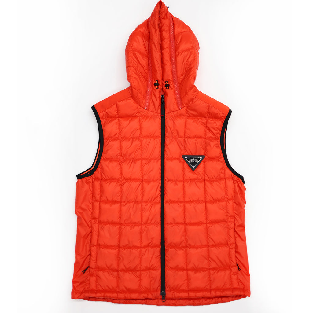 Patched Puffer Vest