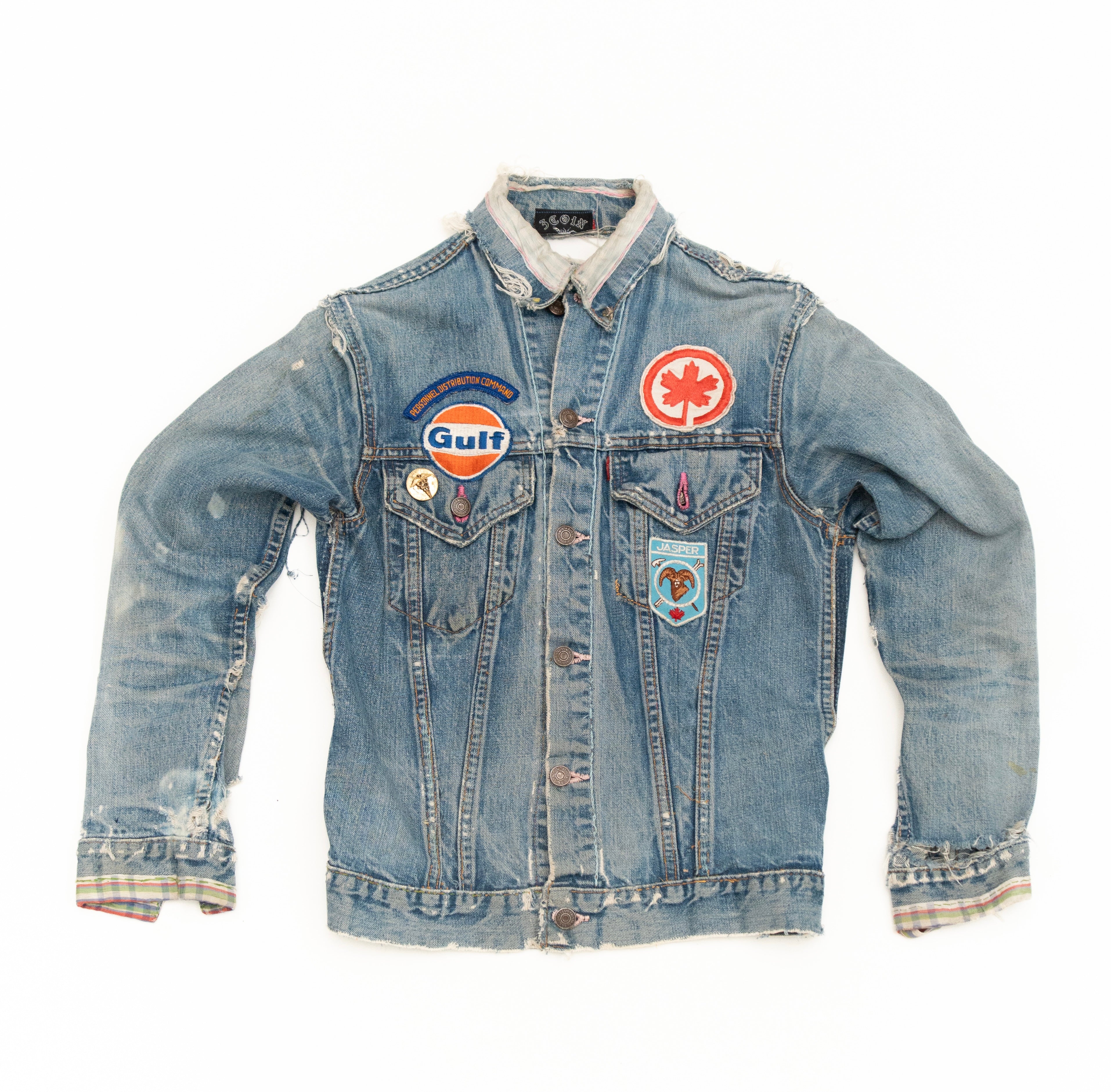 RED LEAF JEAN JACKET