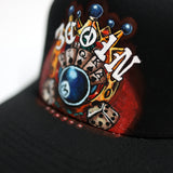 HAND PAINTED TRUCKER HAT