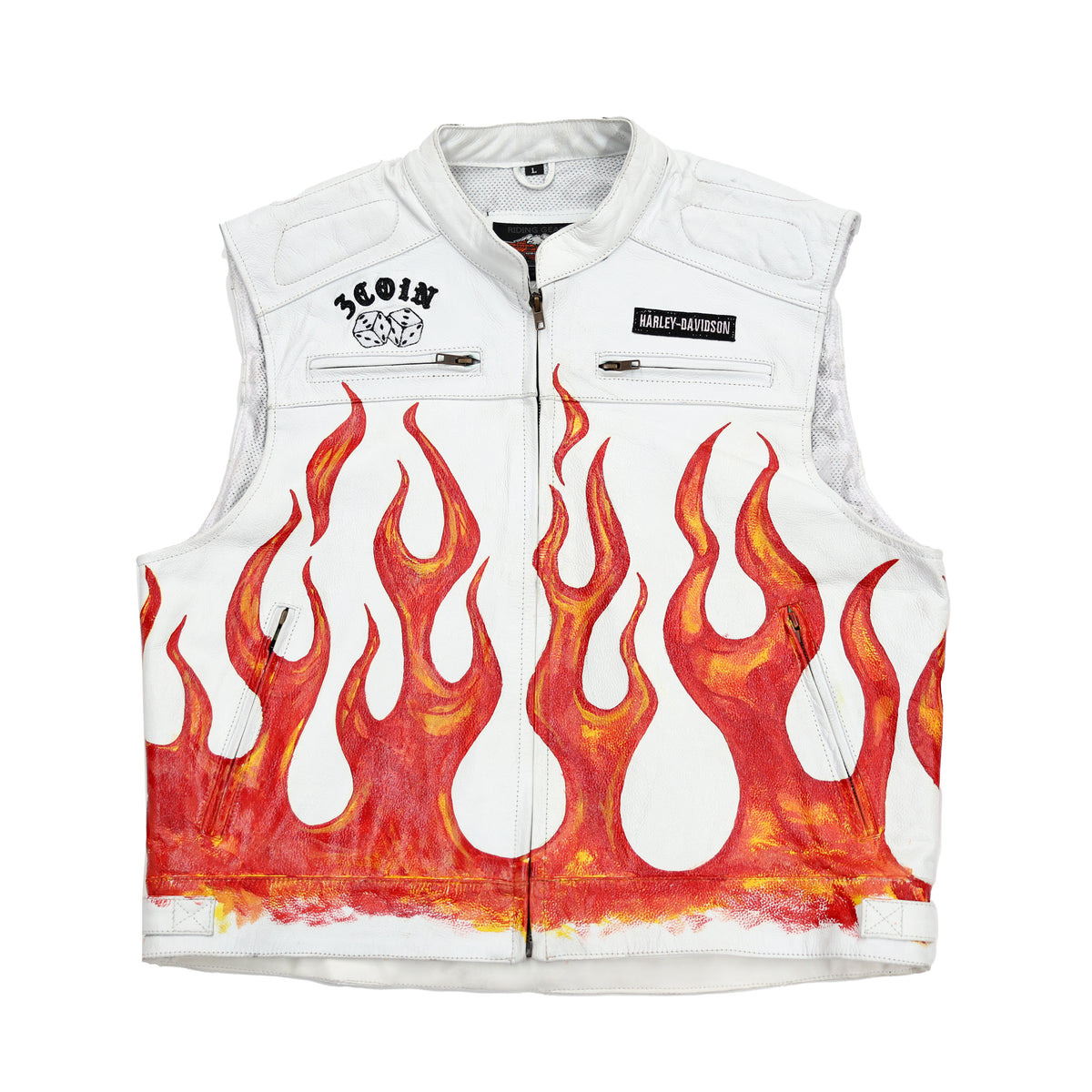 HAND PAINTED HARLEY VEST