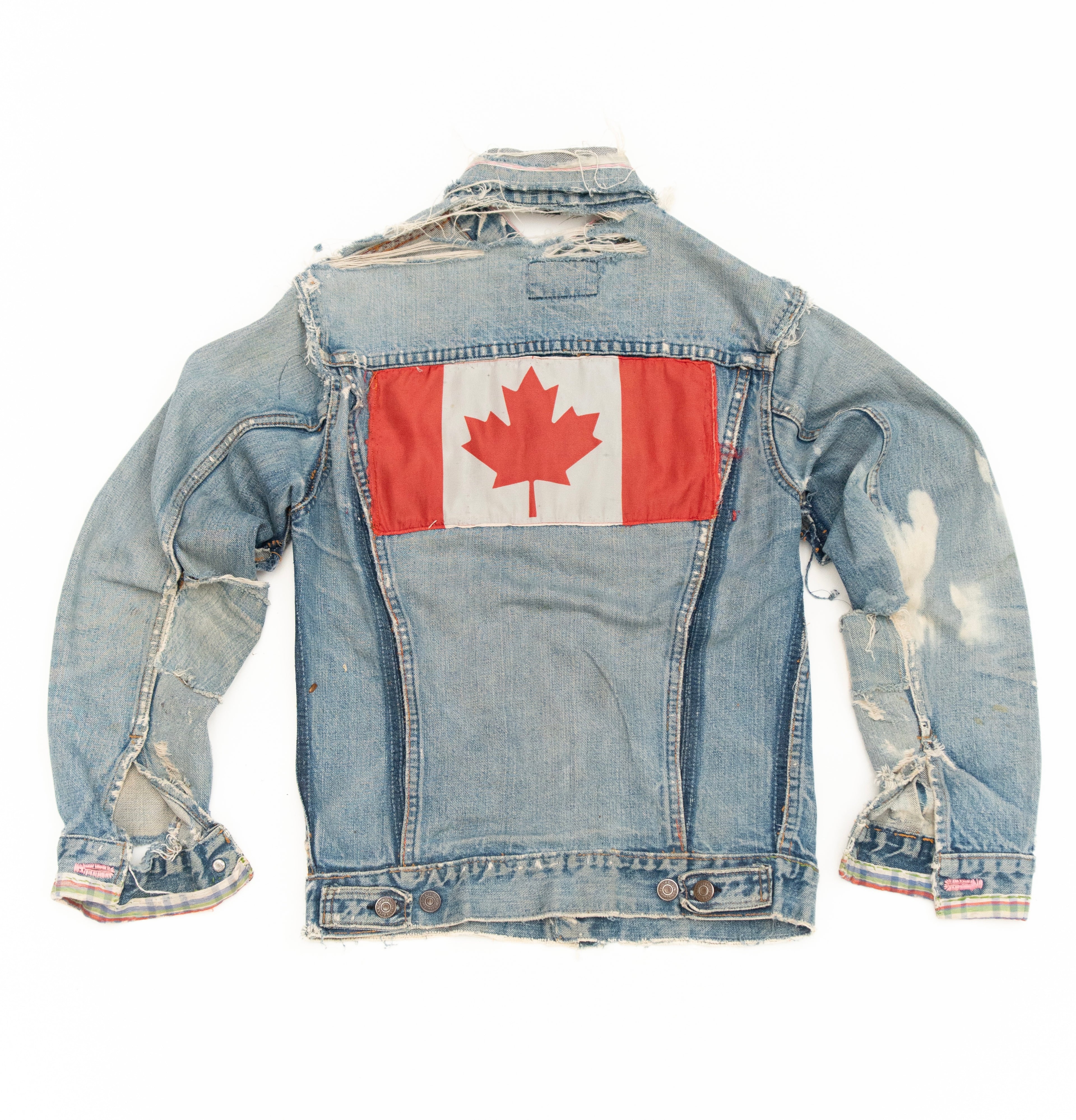 RED LEAF JEAN JACKET