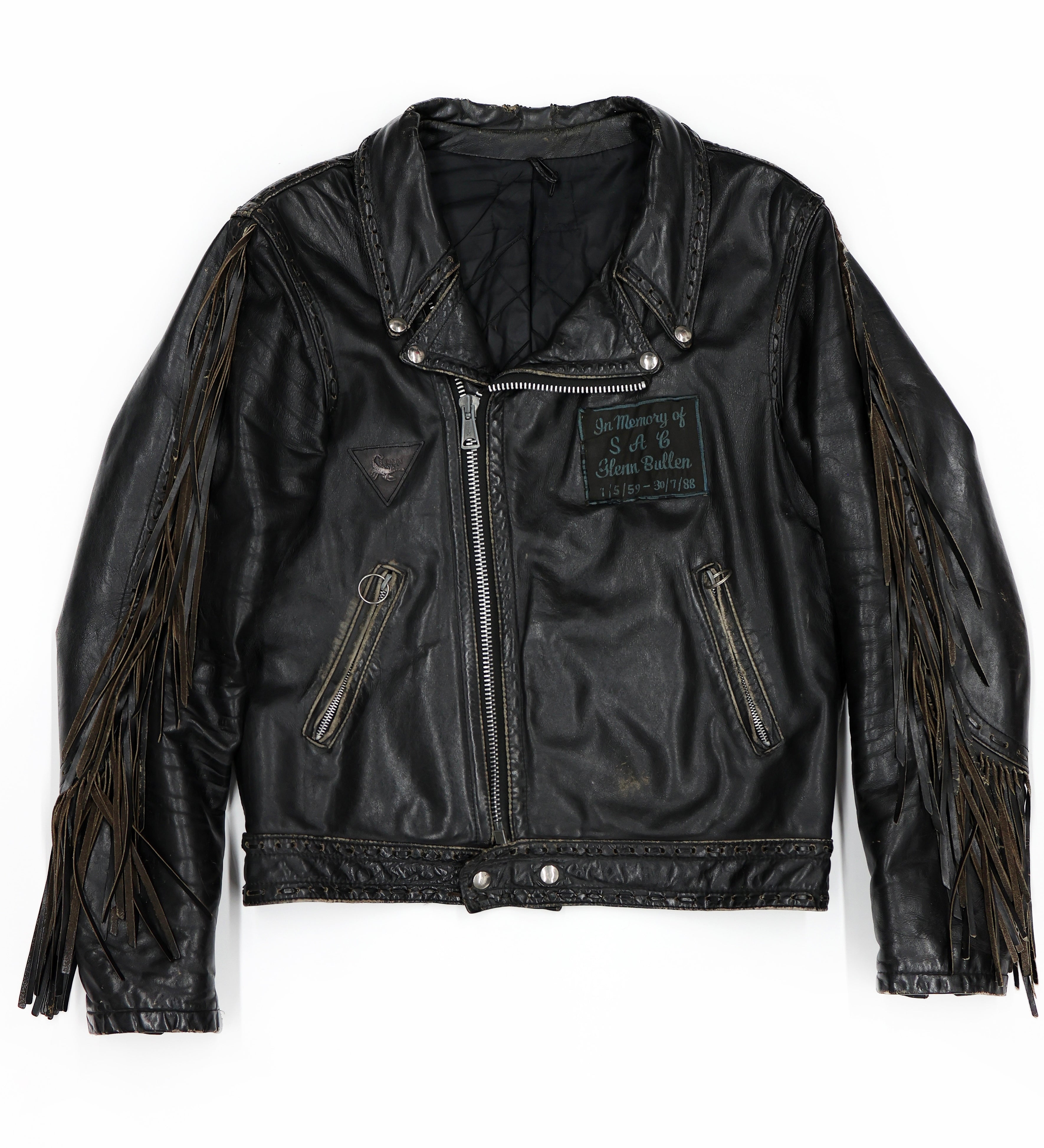 FRINGE LEATHER JACKET