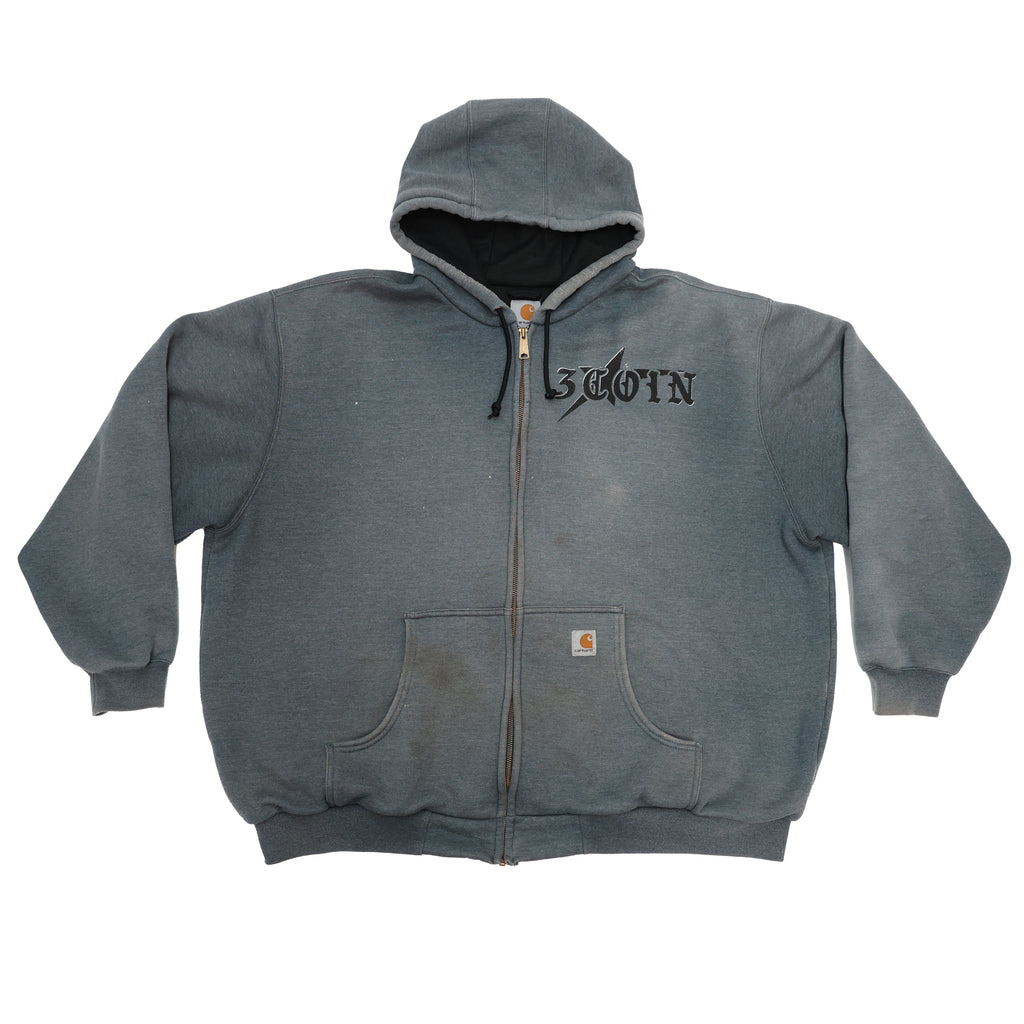 SUN FADED CARHARRT ZIP-UP JACKET