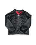 Leather Zip-Up Jacket