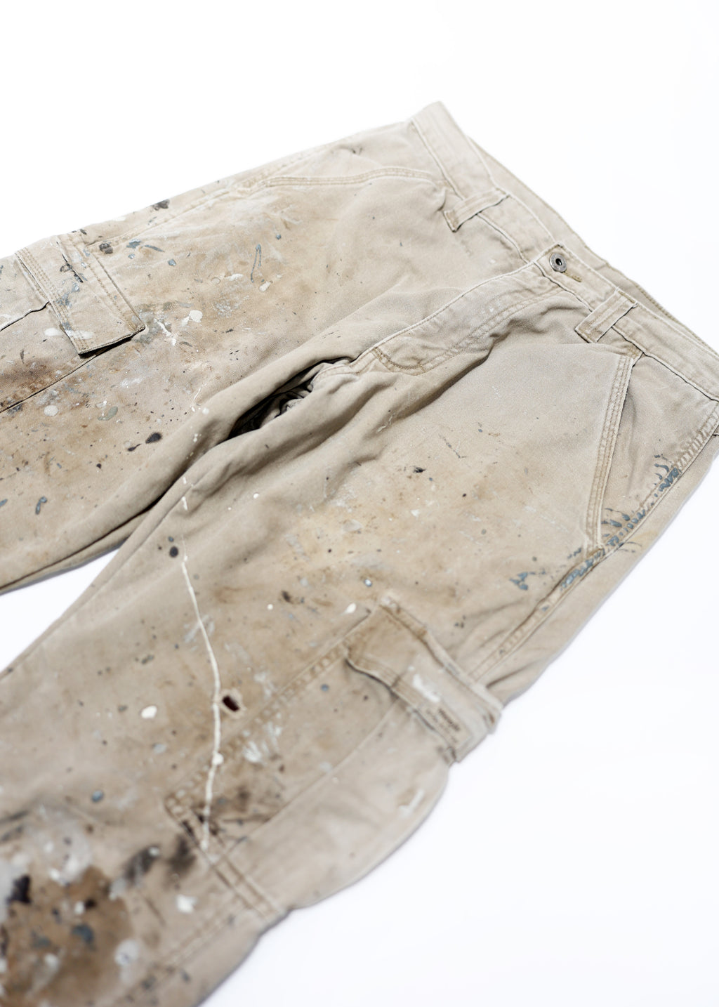 FLARED SPLATTER CARGO PANT