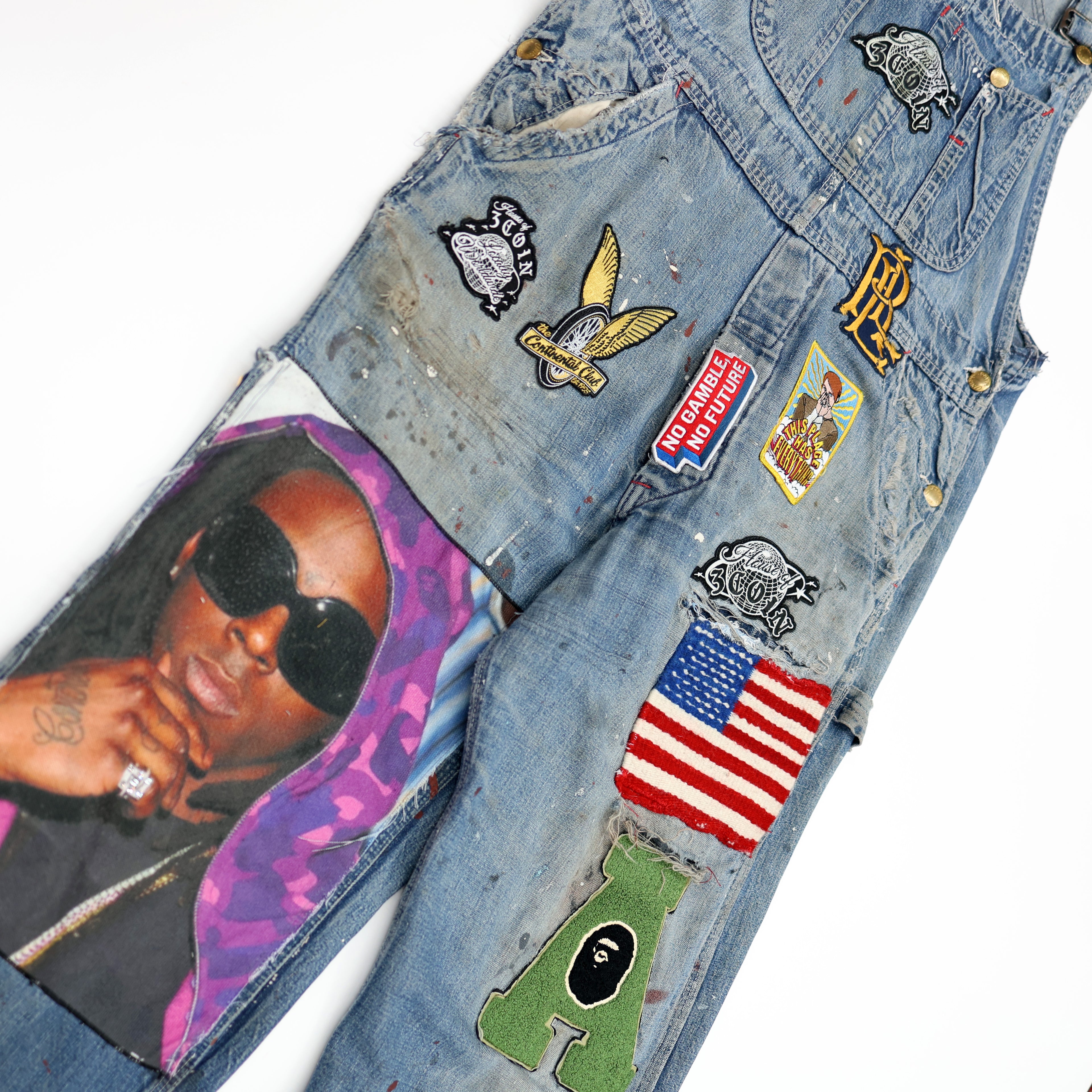 Union Patched Overalls