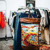 Custom Painted Messenger Bag