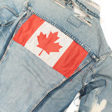 RED LEAF JEAN JACKET