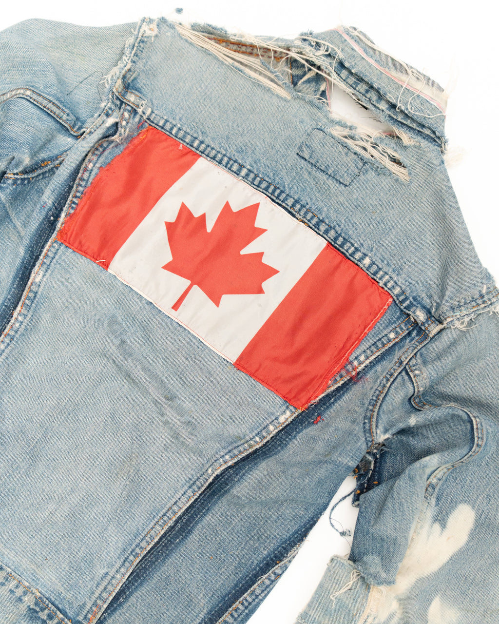 RED LEAF JEAN JACKET