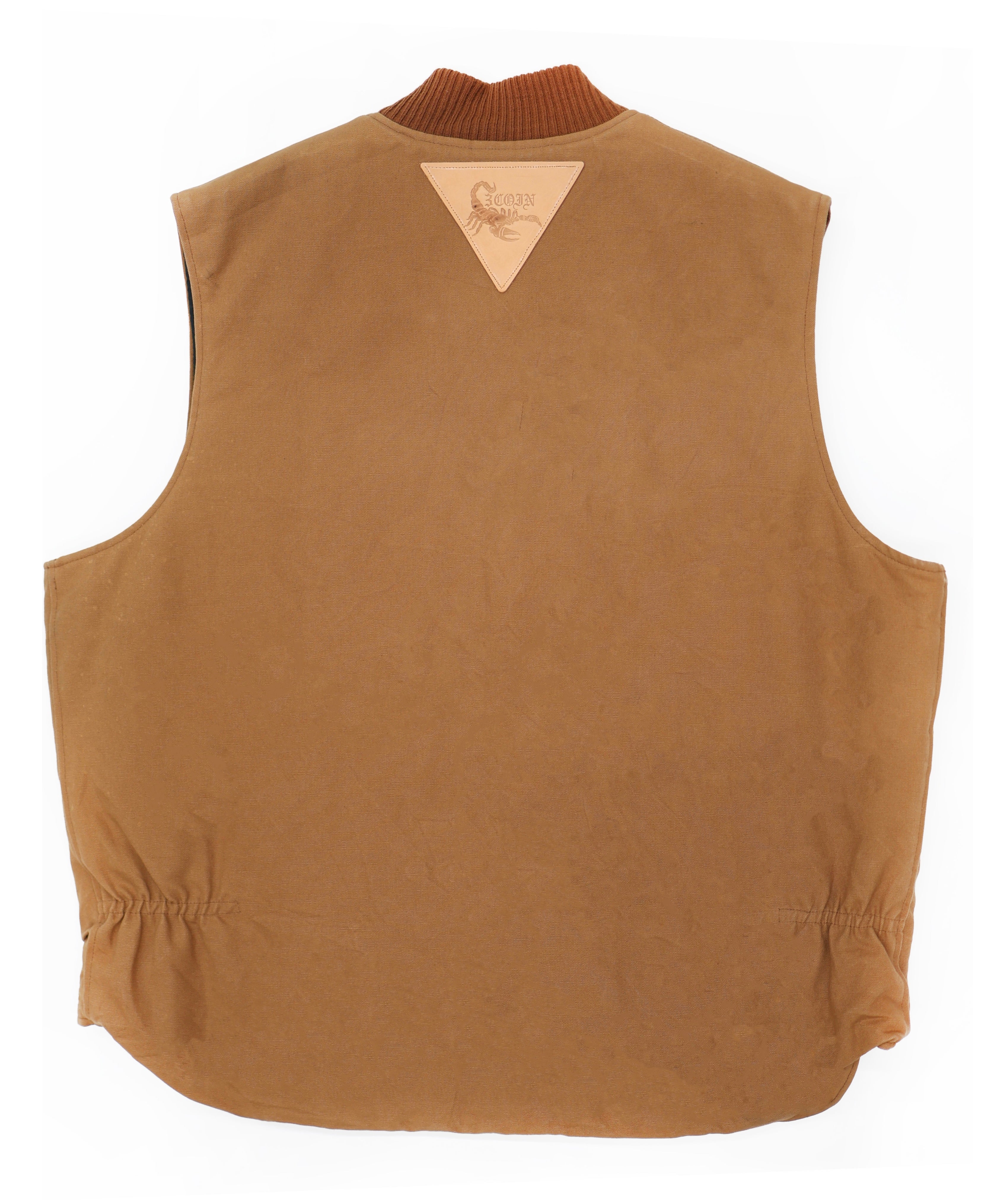 LEATHER PATCH VEST