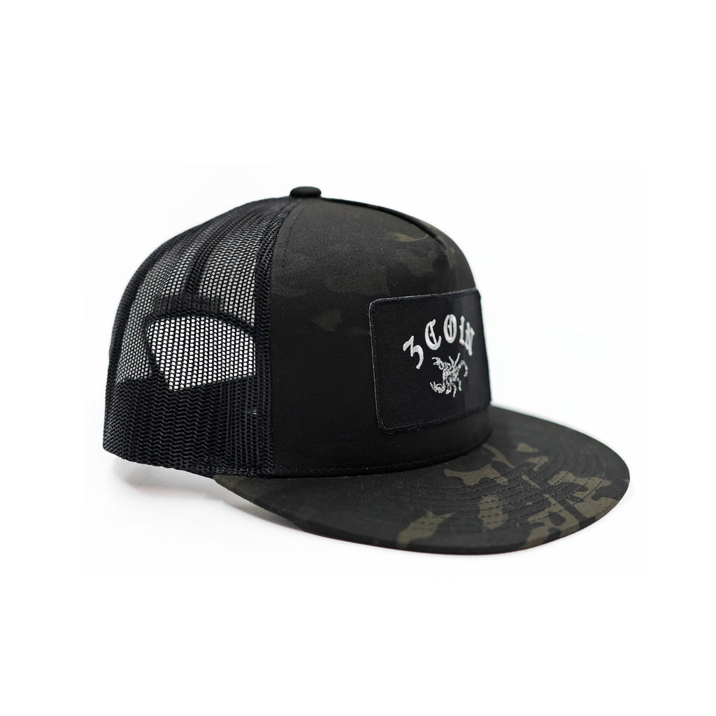 PATCHED CAMO HAT