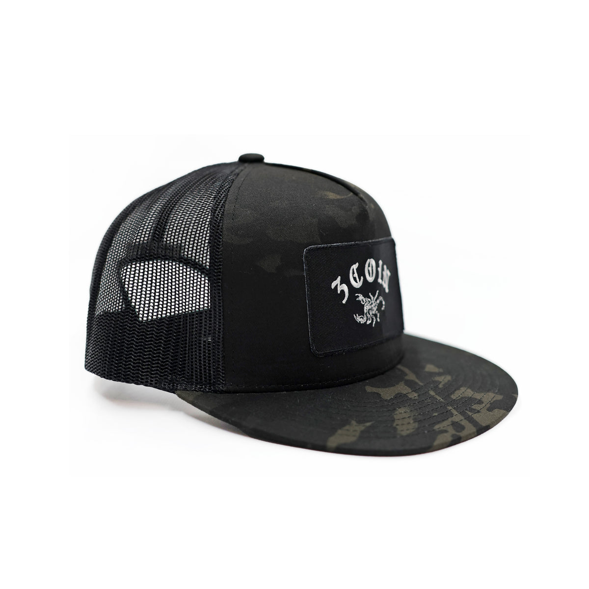 PATCHED CAMO HAT