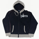 Navy Zip Up Hoodie
