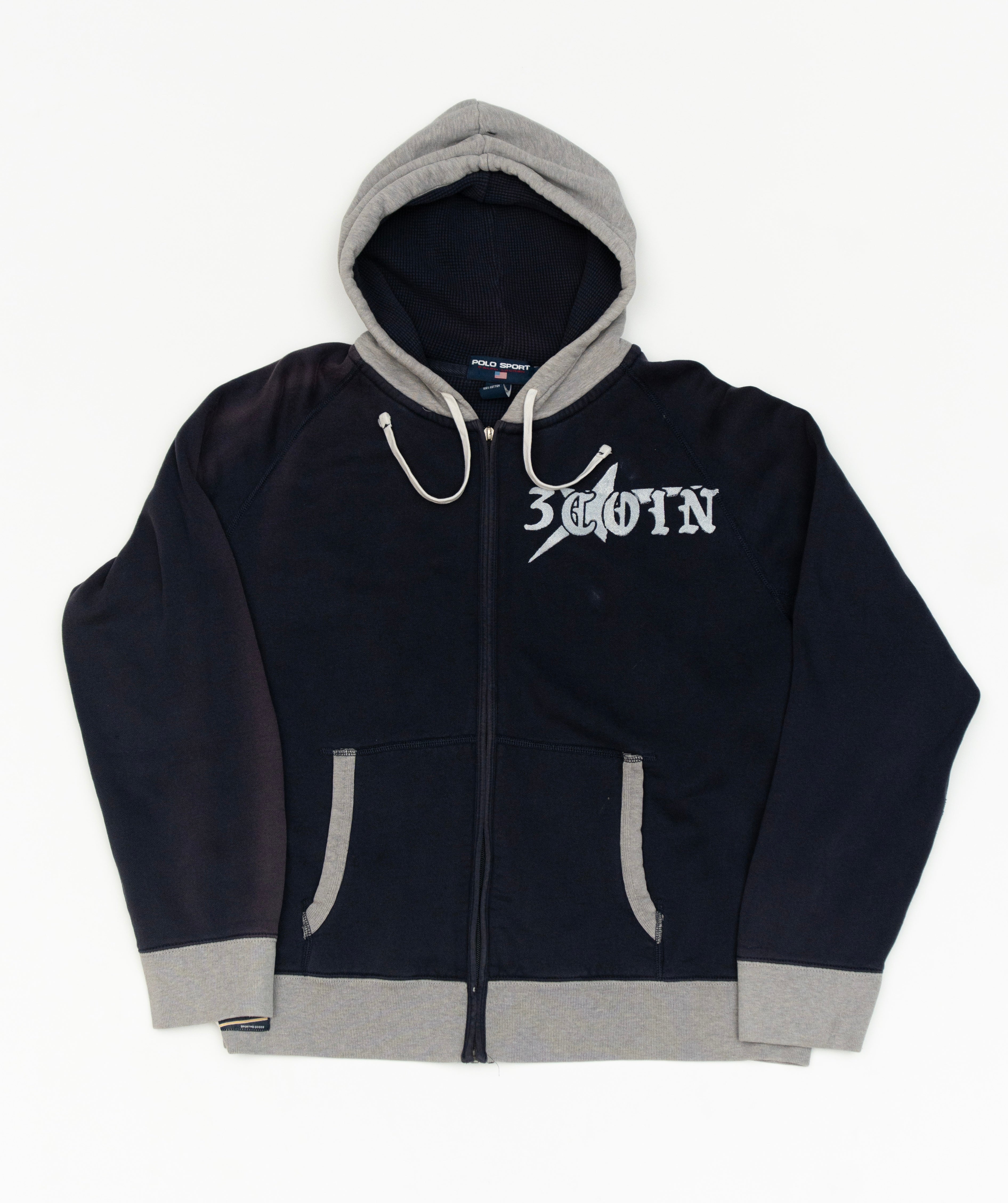 Navy Zip Up Hoodie