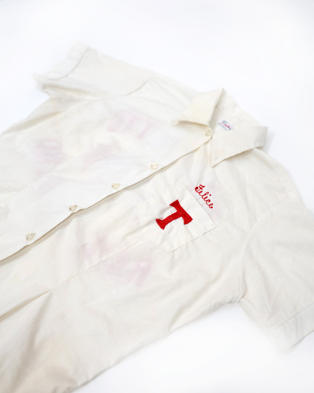 CHAIN STITCH BAND BUTTON-UP
