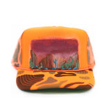 HAND-PAINTED TRUCKER HAT