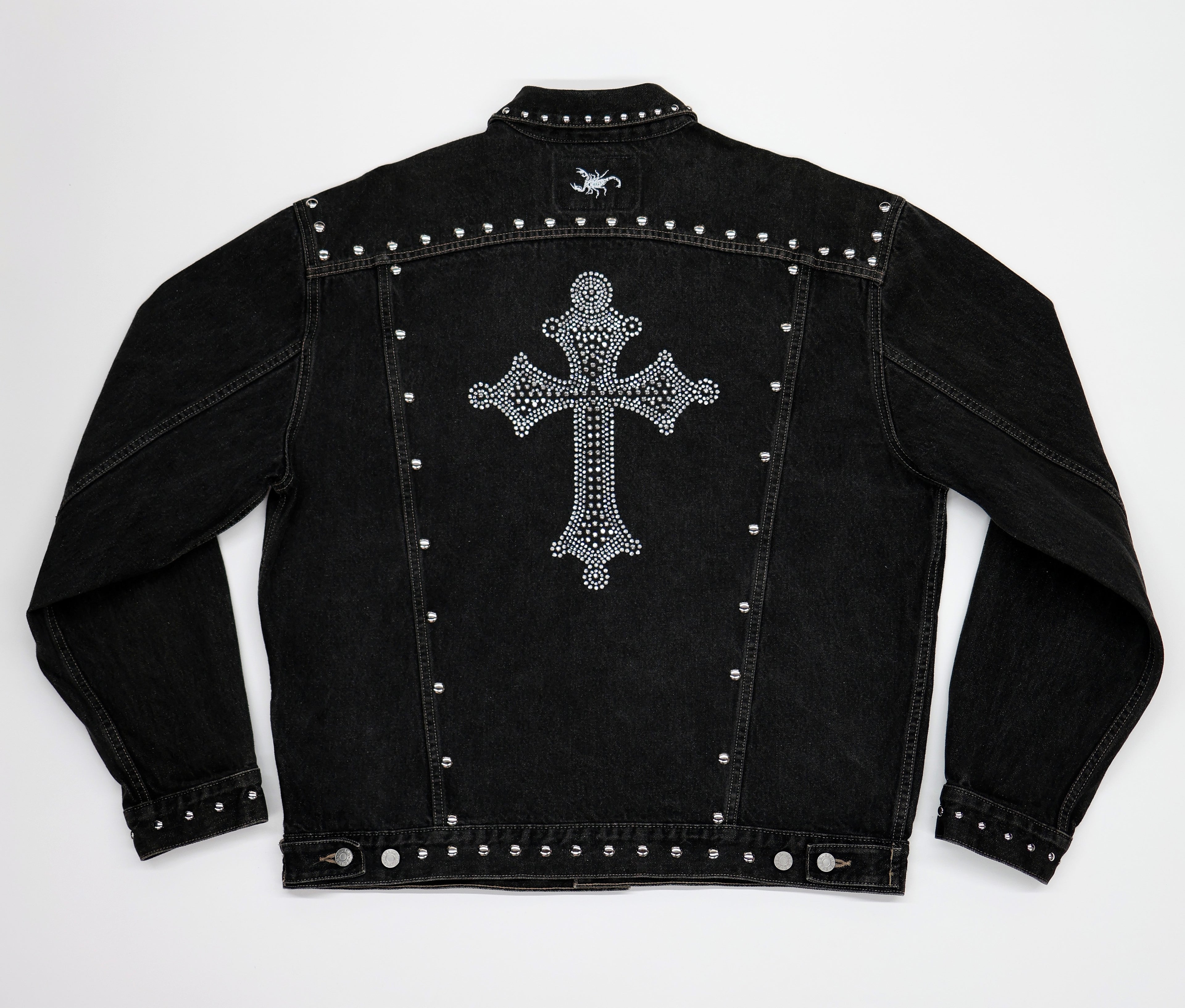 STUDDED DENIM JACKET