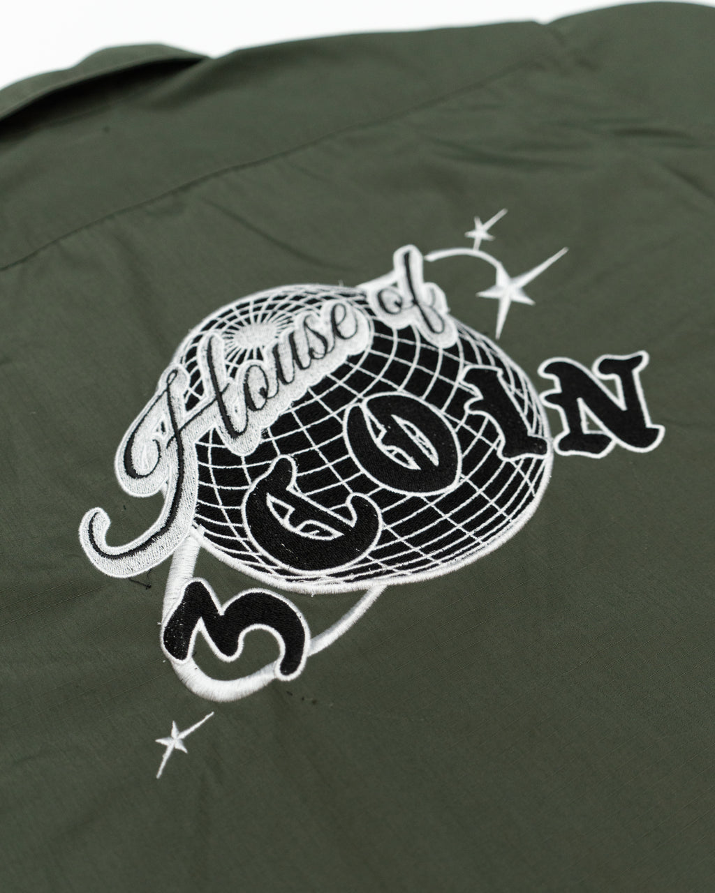Embroidered Military Jacket
